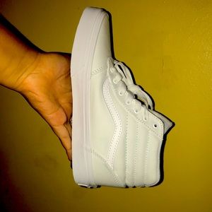 White Canvas Vans